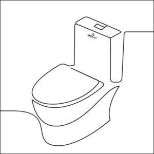 One Piece Water Closet
