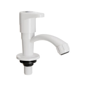 PILLER BIB COCK - NETCONG WHITE