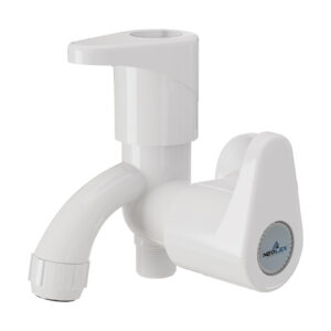 TWO IN ONE BIB COCK - NETCONG WHITE