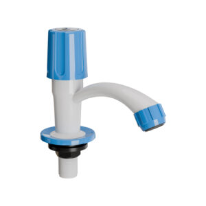 PILLER BIB COCK - NEPTUNE BLUE