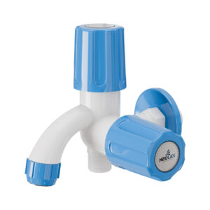 TWO IN ONE BIB COCK - NEPTUNE BLUE