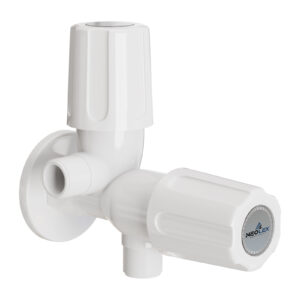 TWO WAY ANGLE COCK - NEPTUNE WHITE