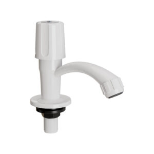 PILLER BIB COCK - NEPTUNE WHITE